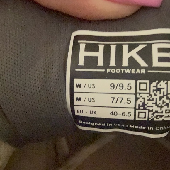 Hike footwear Women's Beige Sneakers Zero Drop Sole size 9/9.5 - Picture 11 of 16